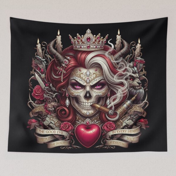 Item preview, Sugar Skull Queen Cigar Horns designed and sold by Voodoo Store Paranormal Collections.
