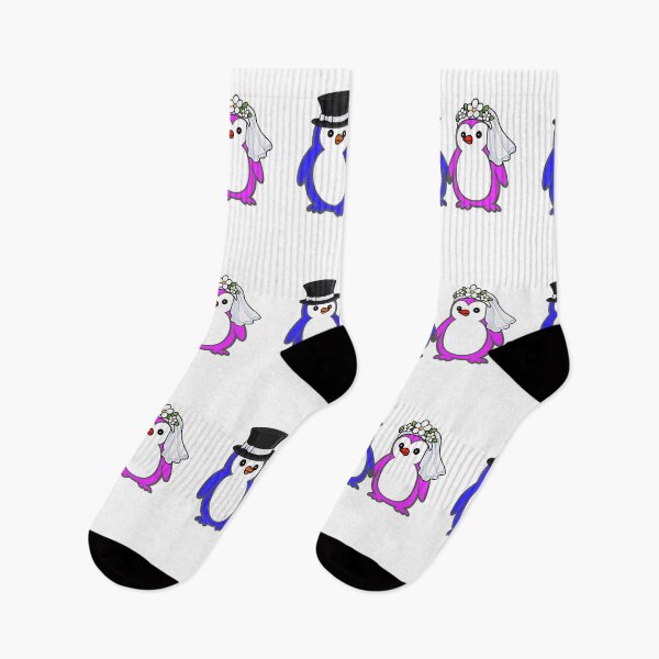 Item preview, Pippo Wedding – Bride & Groom Penguins Set 2 designed and sold by Pippo-Penguin.