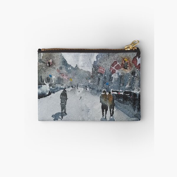 Item preview, Kramgasse After Rain Original Watercolor designed and sold by SlavaArt.