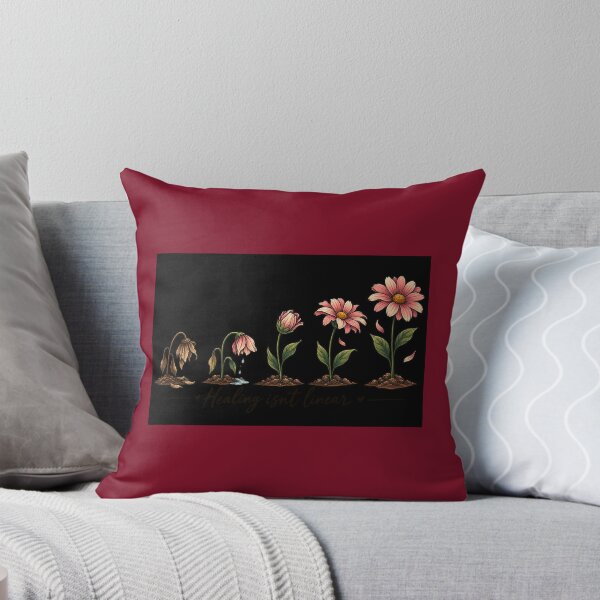 Item preview, Healing Isn’t Linear – Flower Growth Journey designed and sold by Badis23.