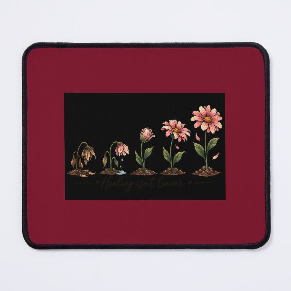 Item preview, Healing Isn’t Linear – Flower Growth Journey designed and sold by Badis23.