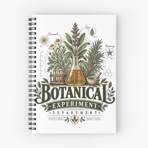 Item preview, Botanical Experiment Department – Vintage Herbalist & Plant Science Design designed and sold by Golden Era Studio.