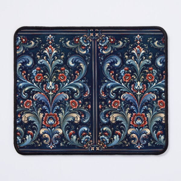 Item preview, Norwegian Rosemaling Oil On,Norwegian Blue Telemark Rosemaling designed and sold by Owneysweet.