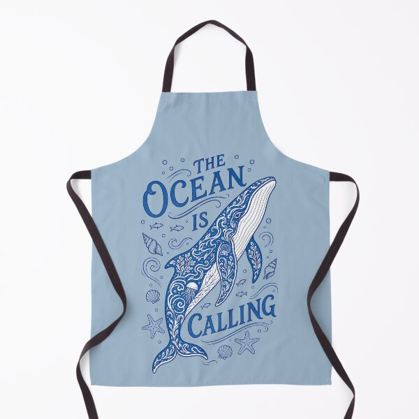 Item preview, The Ocean Is Calling Blue Whale T-Shirt designed and sold by BBM-STYLE-MAKER.