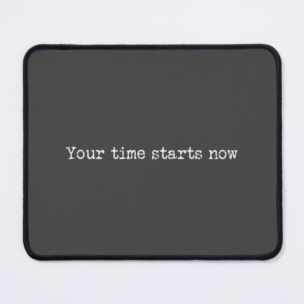 Item preview, Your Time Starts Now Motivational Countdown Aesthetic Minimalist Typography Design | ⭐⭐⭐⭐⭐ Best Seller designed and sold by seemaranga2006.