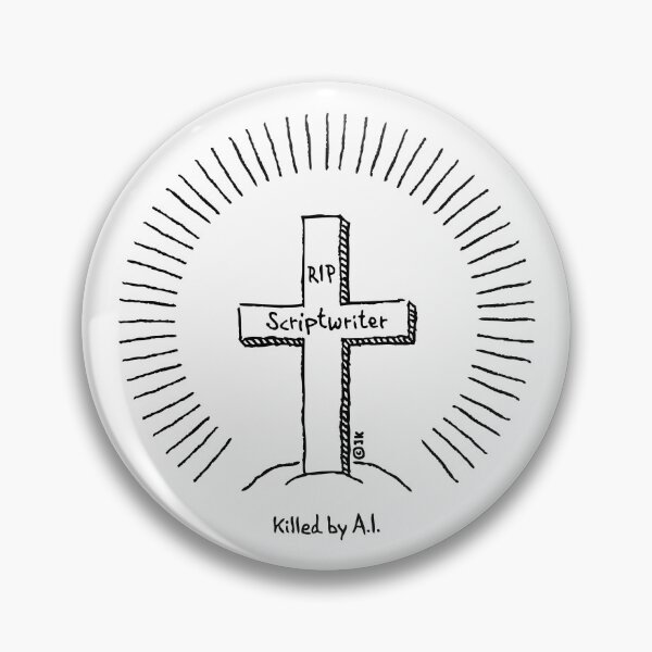 Item preview, Scriptwriter – Killed By A.I. (Job Killer / Black) designed and sold by MrFaulbaum.