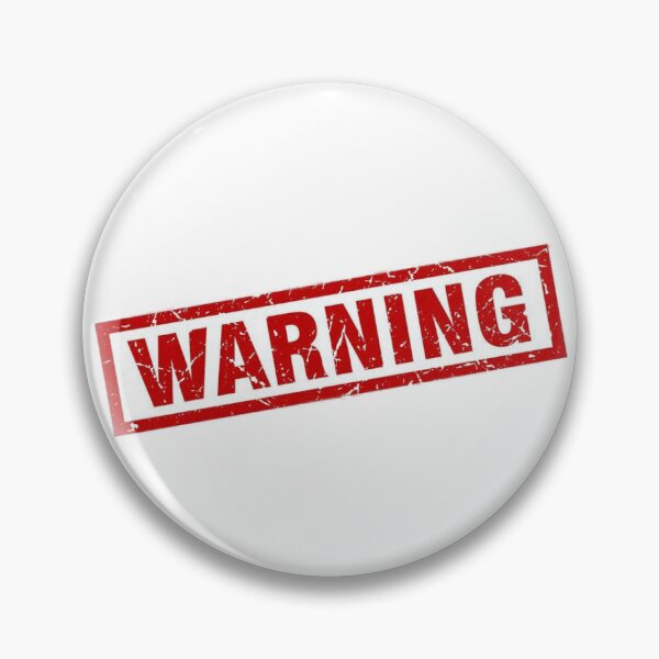 Artikelvorschau, Warning Stempel Rot – Grunge Rubber Stamp Design entworfen und verkauft von classicsports.