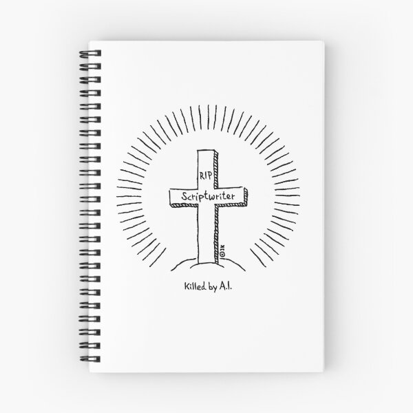 Item preview, Scriptwriter – Killed By A.I. (Job Killer / Black) designed and sold by MrFaulbaum.