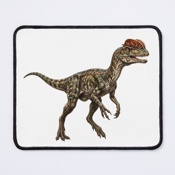 Item preview, Realistic Dilophosaurus Paleoart, Jurassic Dinosaur Illustration (no background) designed and sold by Yaremchuk.