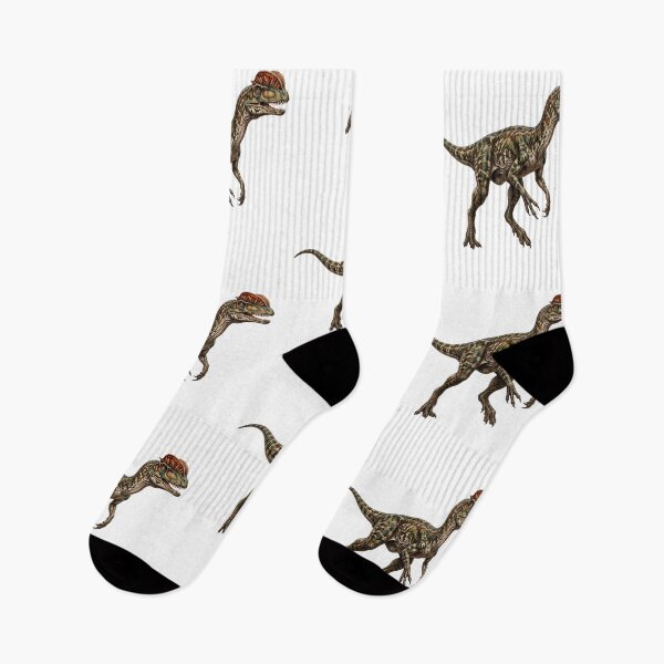 Item preview, Realistic Dilophosaurus Paleoart, Jurassic Dinosaur Illustration (no background) designed and sold by Yaremchuk.