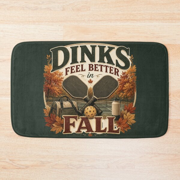 Item preview, Dinks Feel Better in Fall – Autumn Pickleball Design designed and sold by astersgraphics.