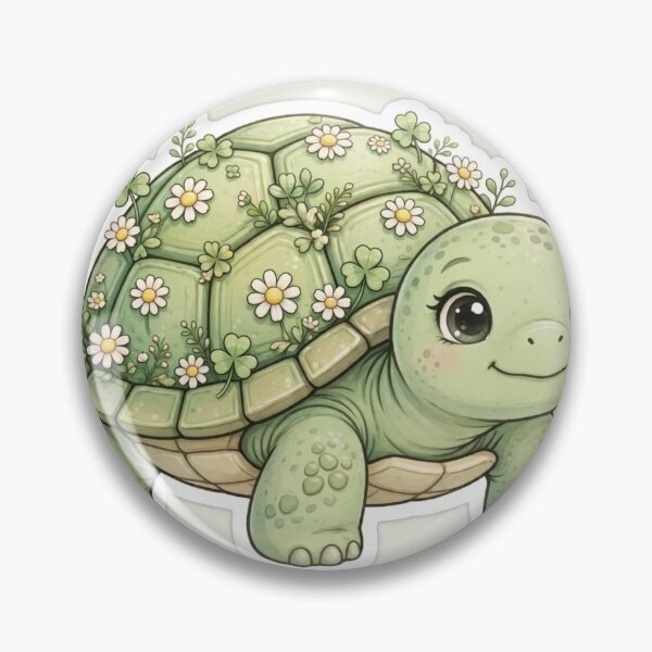 Artikelvorschau, Daisy Garden Turtle entworfen und verkauft von mochiMooco.