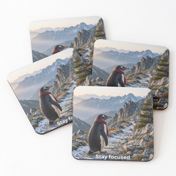 Item preview, Stay Focused Penguin designed and sold by Breezes-of-Ida.