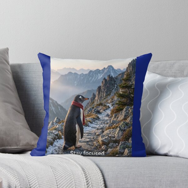 Item preview, Stay Focused Penguin designed and sold by Breezes-of-Ida.