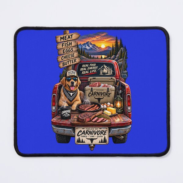 Item preview, Dog on the back of a pick-up truck designed and sold by CarnivoreGifts.