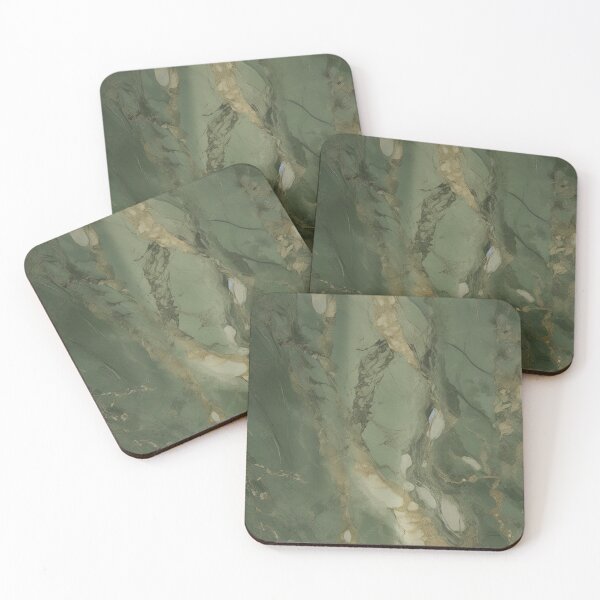 Item preview, Olive Green Marble  designed and sold by ZedColors.