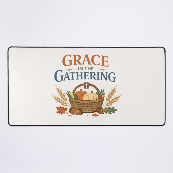 Item preview, Grace in the Gathering Autumn Typography  designed and sold by stylishdzign.