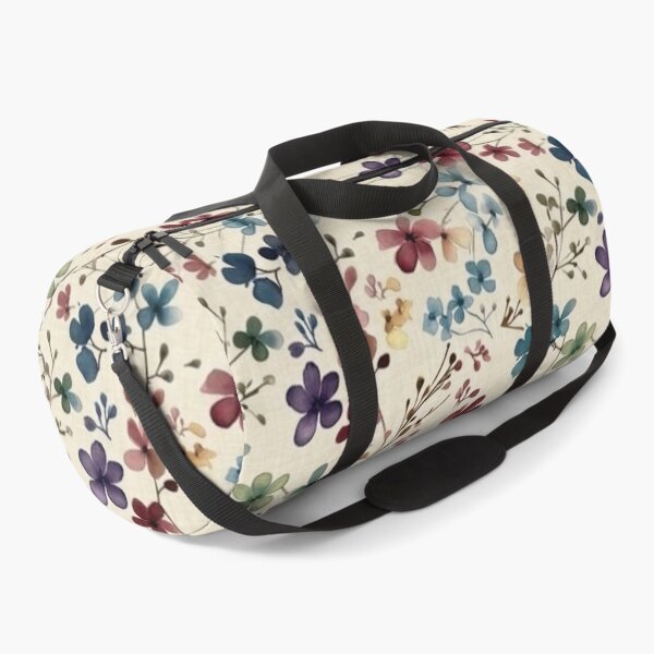 Item preview, Elegantly Moody Watercolor Floral Pattern – Vintage Botanical Cream Linen Aesthetic designed and sold by GozdeSoftChaos.