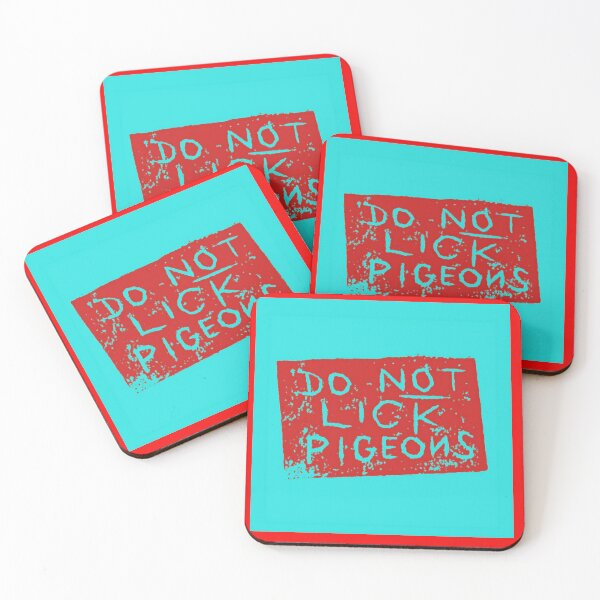 Item preview, Do Not Lick Pigeons designed and sold by SombreroDoodles.