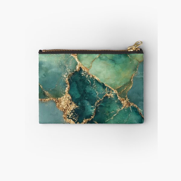 Item preview, Blue Green and Gold Marble  designed and sold by ZedColors.