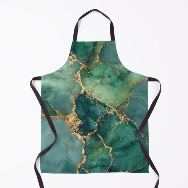 Item preview, Blue Green and Gold Marble designed and sold by ZedColors.