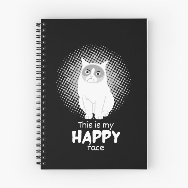 Item preview, Grumpy Cat This is My Happy Face designed and sold by SunandShade.