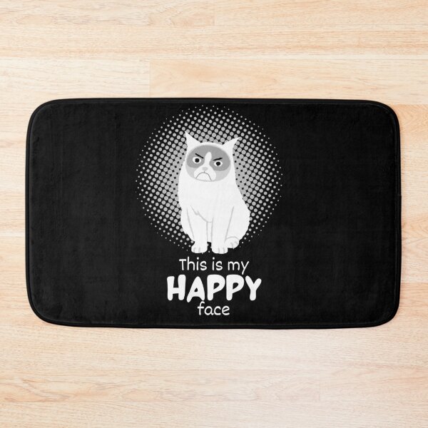 Item preview, Grumpy Cat This is My Happy Face designed and sold by SunandShade.