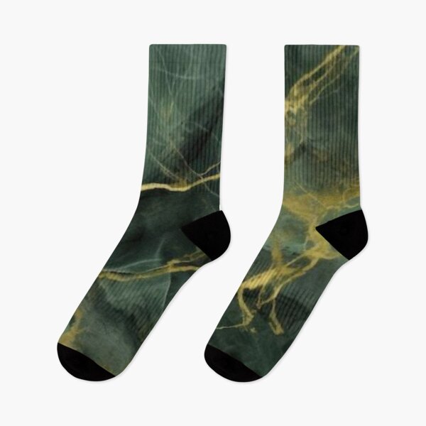 Item preview, Green and Gold Marble  designed and sold by ZedColors.