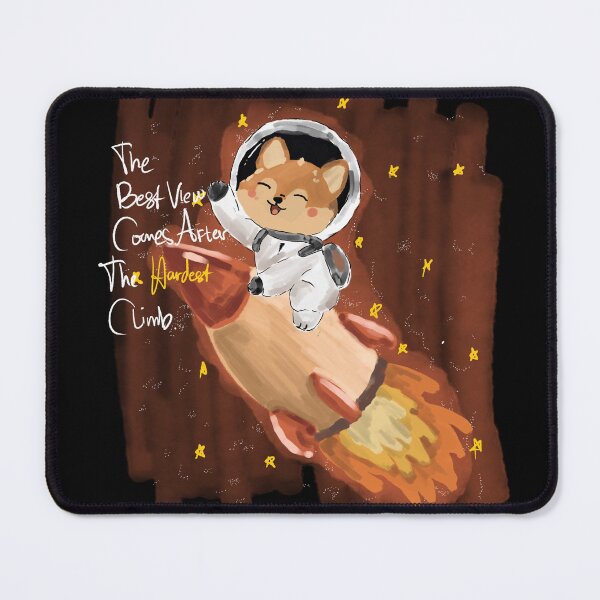Item preview, Shiba Inu Astronaut Riding Rocket designed and sold by Vhitolock.
