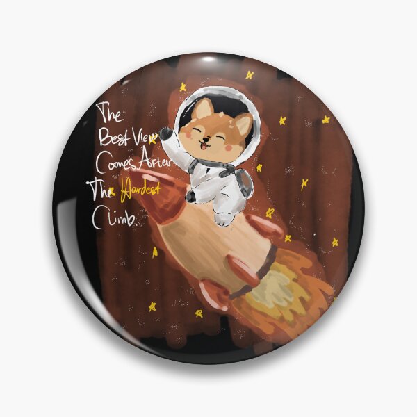 Item preview, Shiba Inu Astronaut Riding Rocket designed and sold by Vhitolock.