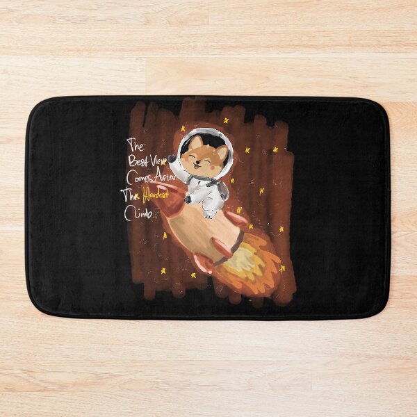 Item preview, Shiba Inu Astronaut Riding Rocket designed and sold by Vhitolock.