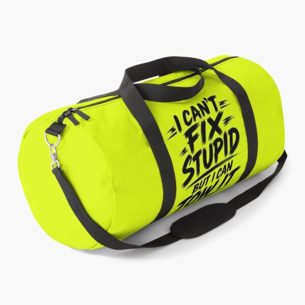 Item preview, Cant Fix Stupid But I Can Tow It Yellow designed and sold by The Hook Up Towing & Recovery.