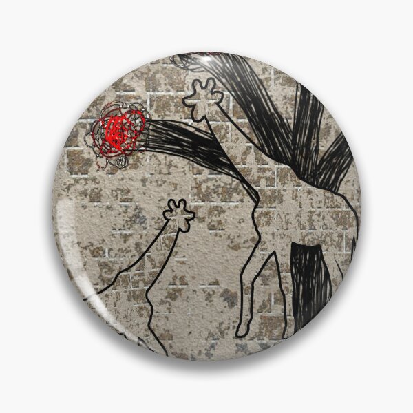 Item preview, Abstract Giraffes and Red Blossom Tree Sketch Art designed and sold by AWADHESH  CHAURASIA.