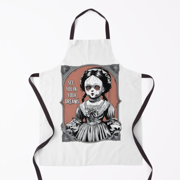 Item preview, Creepy Victorian Porcelain Doll Horror Art - See You In Your Dreams Gothic Aesthetic | ⭐⭐⭐⭐⭐ Best Seller designed and sold by TzmMedia.