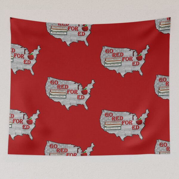 Item preview, Teacher Wear Red For ED, Support Wear Red for Public Ed School Support Design designed and sold by tamdevo1.