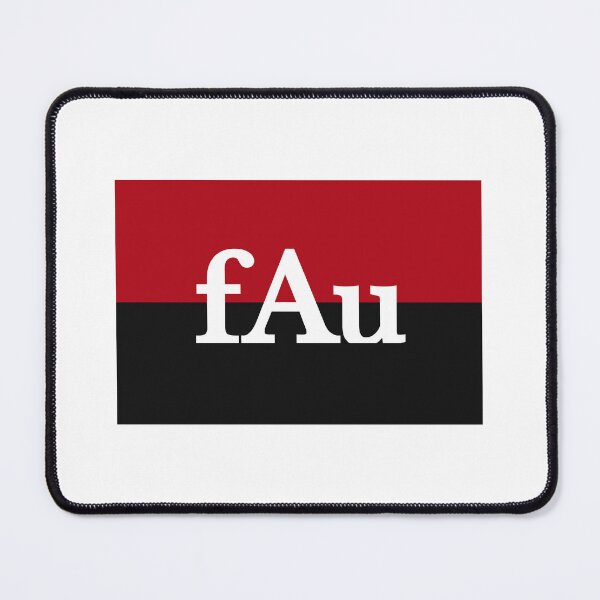 Item preview, fAu Red and Black Anarchist Flag Logo designed and sold by Chrislogo.