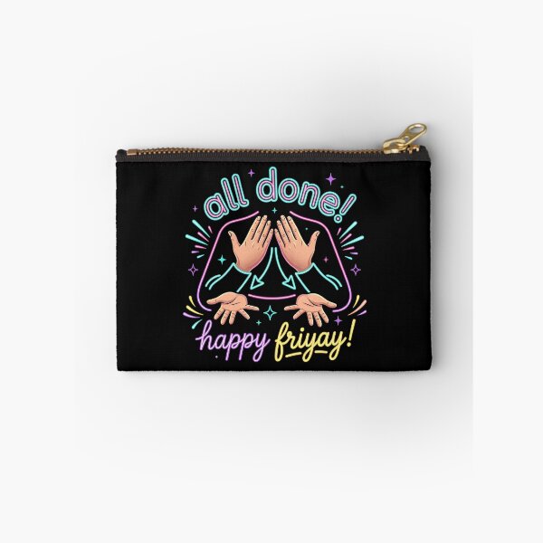 Item preview, All Done Happy Friyay ASL SPED Teacher Humor designed and sold by Redgiant87x.