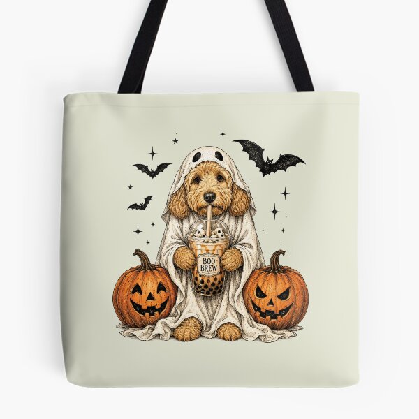 Item preview, Goldendoodle Ghost and Boba Cute Halloween Dog Humor 2 designed and sold by KodiakMillyy.