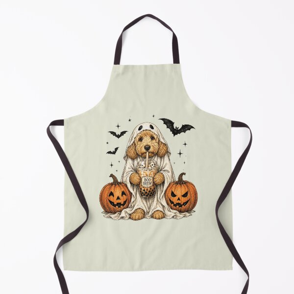 Item preview, Goldendoodle Ghost and Boba Cute Halloween Dog Humor 2 designed and sold by KodiakMillyy.