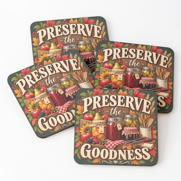 Item preview, Preserve the Goodness – Autumn Canning & Homestead Design designed and sold by astersgraphics.