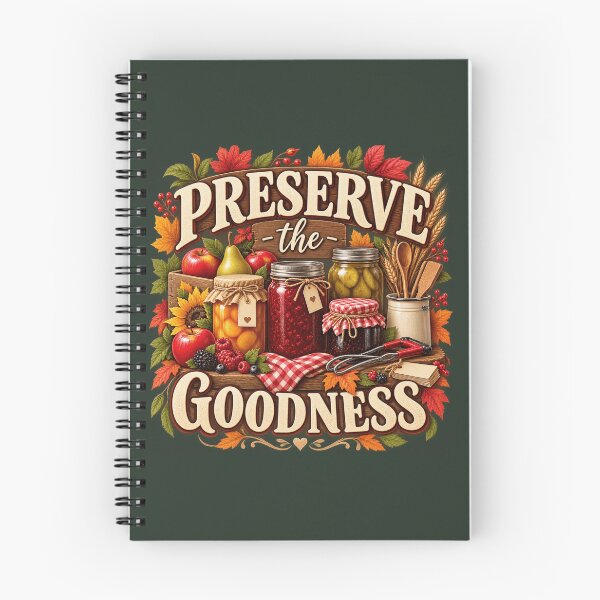 Item preview, Preserve the Goodness – Autumn Canning & Homestead Design designed and sold by astersgraphics.