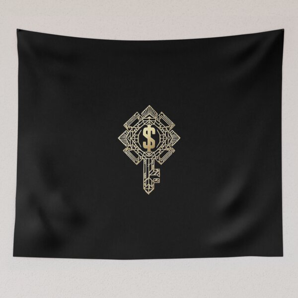 Item preview, Art Deco Dollar Key – Luxury Gold Wealth & Success Design designed and sold by GeoBeast.
