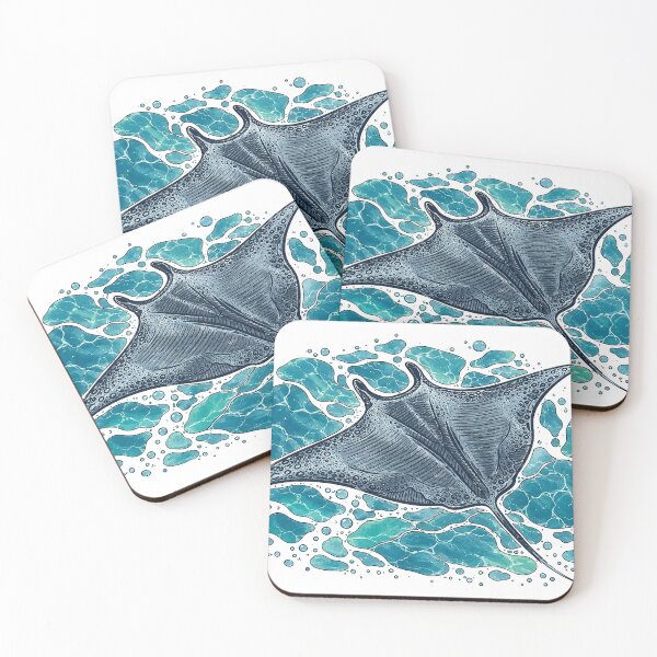 Item preview, Ocean Glider Manta Ray Graphic Tee designed and sold by BBM-STYLE-MAKER.