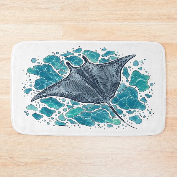 Item preview, Ocean Glider Manta Ray Graphic Tee designed and sold by BBM-STYLE-MAKER.