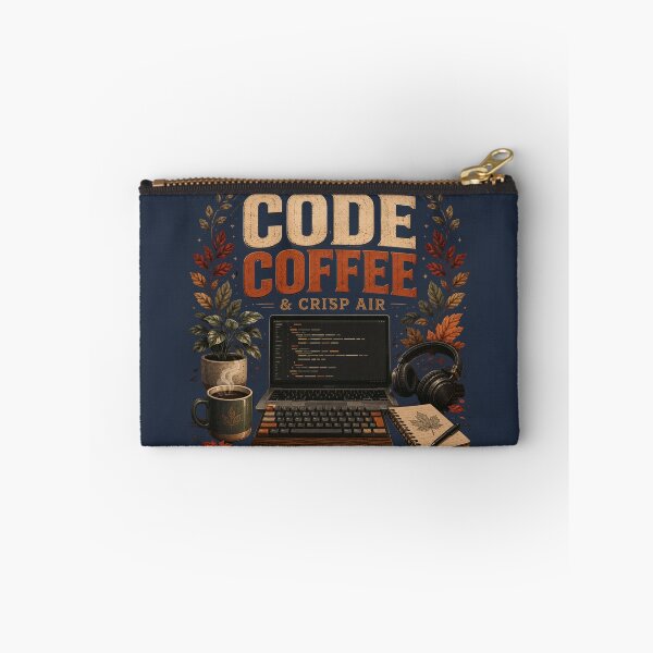 Item preview, Code Coffee & Crisp Air – Cozy Autumn Programmer Design designed and sold by astersgraphics.