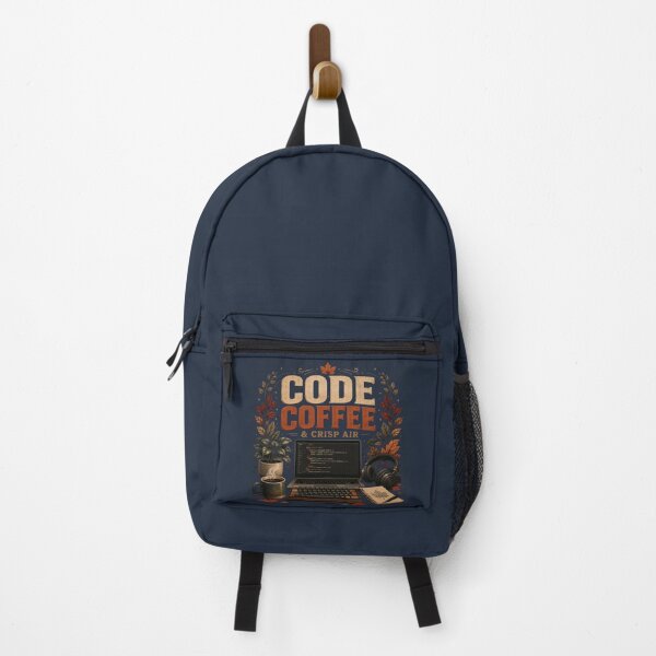 Item preview, Code Coffee & Crisp Air – Cozy Autumn Programmer Design designed and sold by astersgraphics.