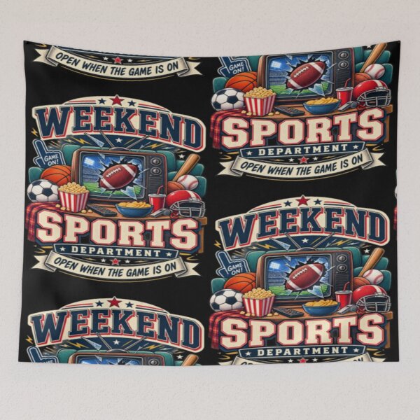 Item preview, Weekend Sports Department Funny Sports Fan Retro Game Day designed and sold by TulipsArtDesigns .