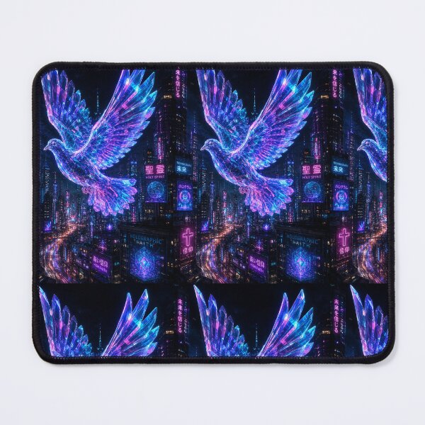 Item preview, Cyberpunk Neon Bird Synthwave Aesthetic Digital Art designed and sold by Ink-verse-.