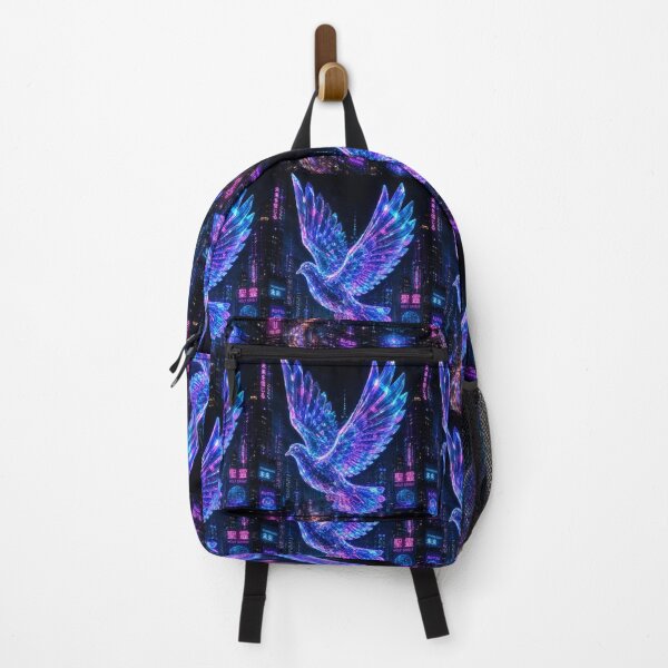 Item preview, Cyberpunk Neon Bird Synthwave Aesthetic Digital Art designed and sold by Ink-verse-.
