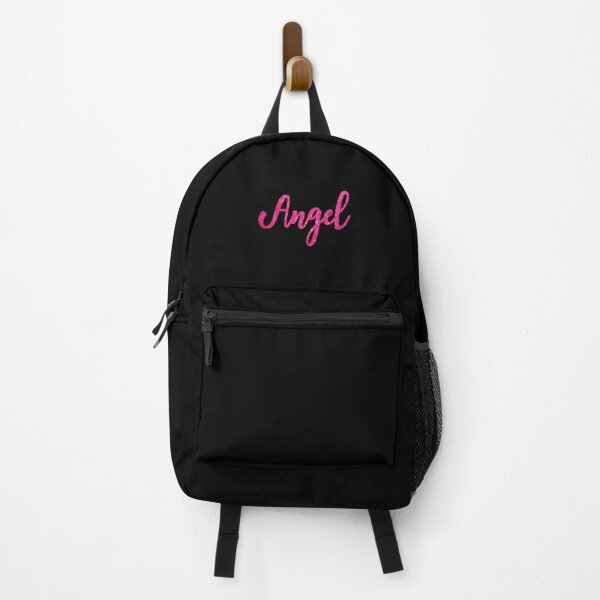 Item preview, Angel Hot Pink Sparkly Personalised Name Design designed and sold by CamilasPrints.